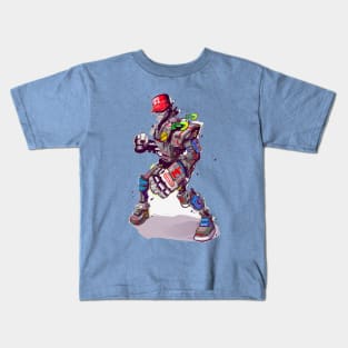 Urban cool robot Kids T-Shirt